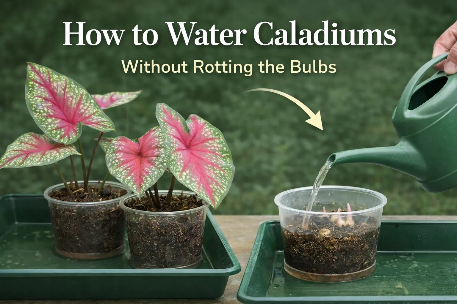 Caladium Watering Guide for Beginners What I Changed at Each Growth Stage