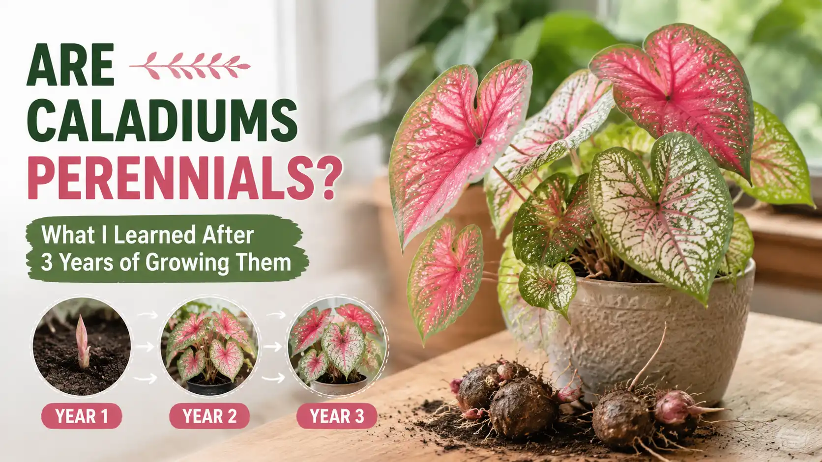 Home 2 Are Caladiums Perennials? My 3-Year Experience Growing Them Again